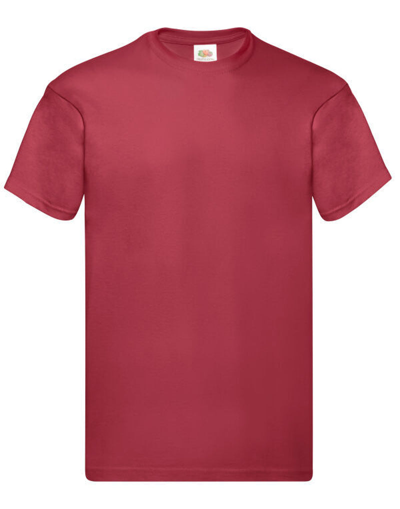 Fruit of the Loom Mens T-Shirts Plain 100% Cotton Short Sleeve T-Shirt Tee Top