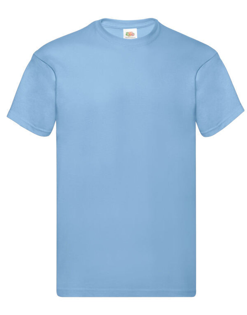 Fruit of the Loom Mens T-Shirts Plain 100% Cotton Short Sleeve T-Shirt Tee Top