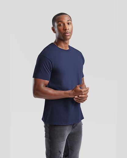 Fruit of the Loom Mens T-Shirts Plain 100% Cotton Short Sleeve T-Shirt Tee Top