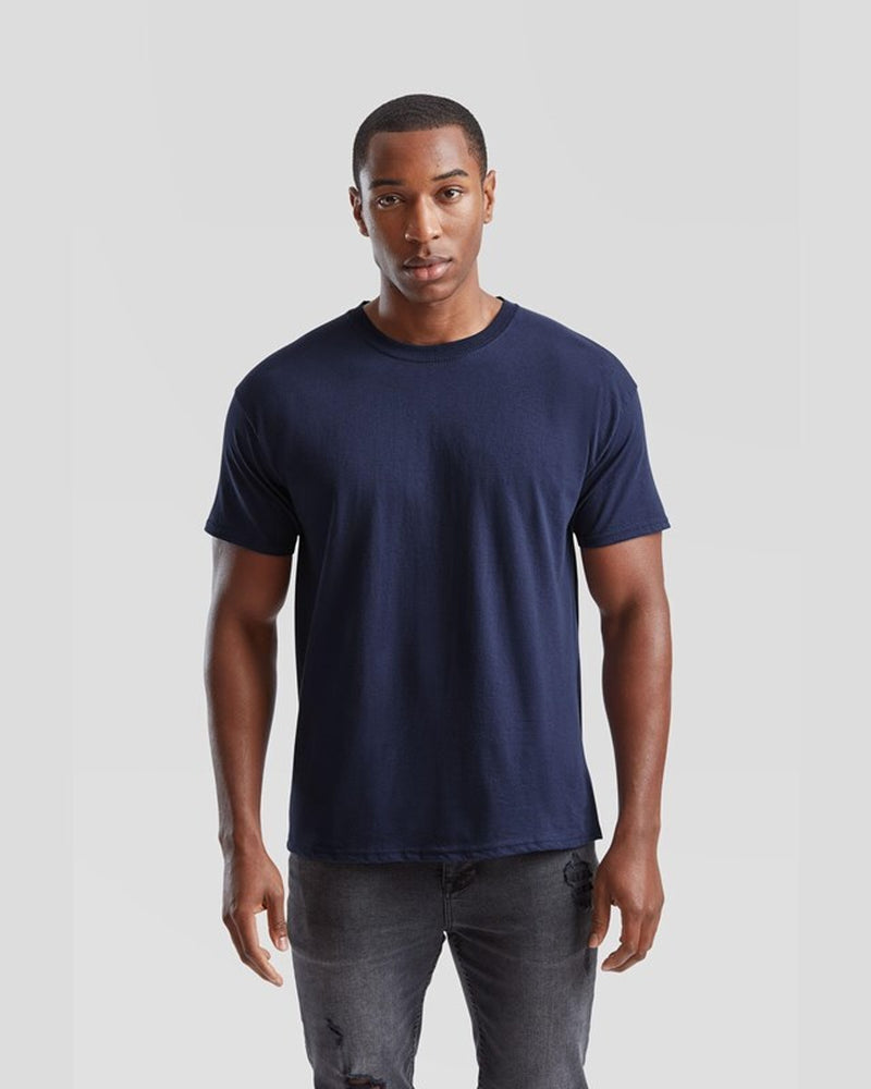 Fruit of the Loom Mens T-Shirts Plain 100% Cotton Short Sleeve T-Shirt Tee Top