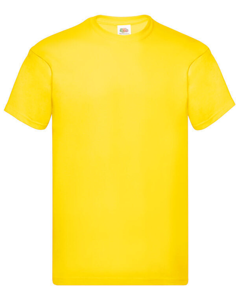 Fruit of the Loom Mens T-Shirts Plain 100% Cotton Short Sleeve T-Shirt Tee Top