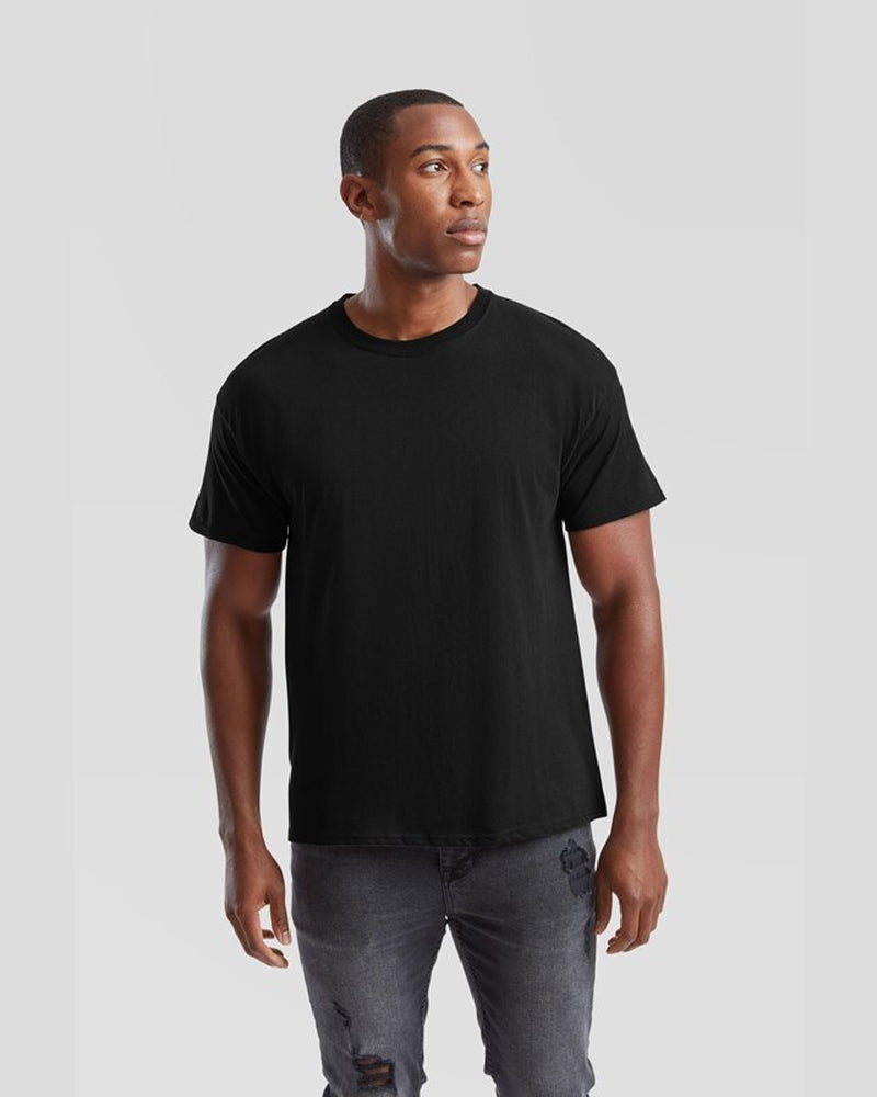 Fruit of the Loom Mens T-Shirts Plain 100% Cotton Short Sleeve T-Shirt Tee Top