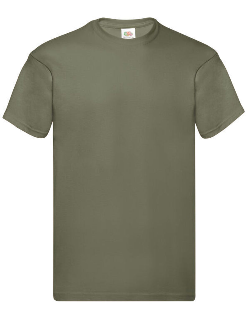 Fruit of the Loom Mens T-Shirts Plain 100% Cotton Short Sleeve T-Shirt Tee Top