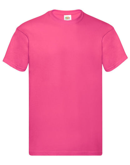 Fruit of the Loom Mens T-Shirts Plain 100% Cotton Short Sleeve T-Shirt Tee Top