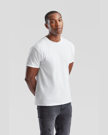 Fruit of the Loom Mens T-Shirts Plain 100% Cotton Short Sleeve T-Shirt Tee Top