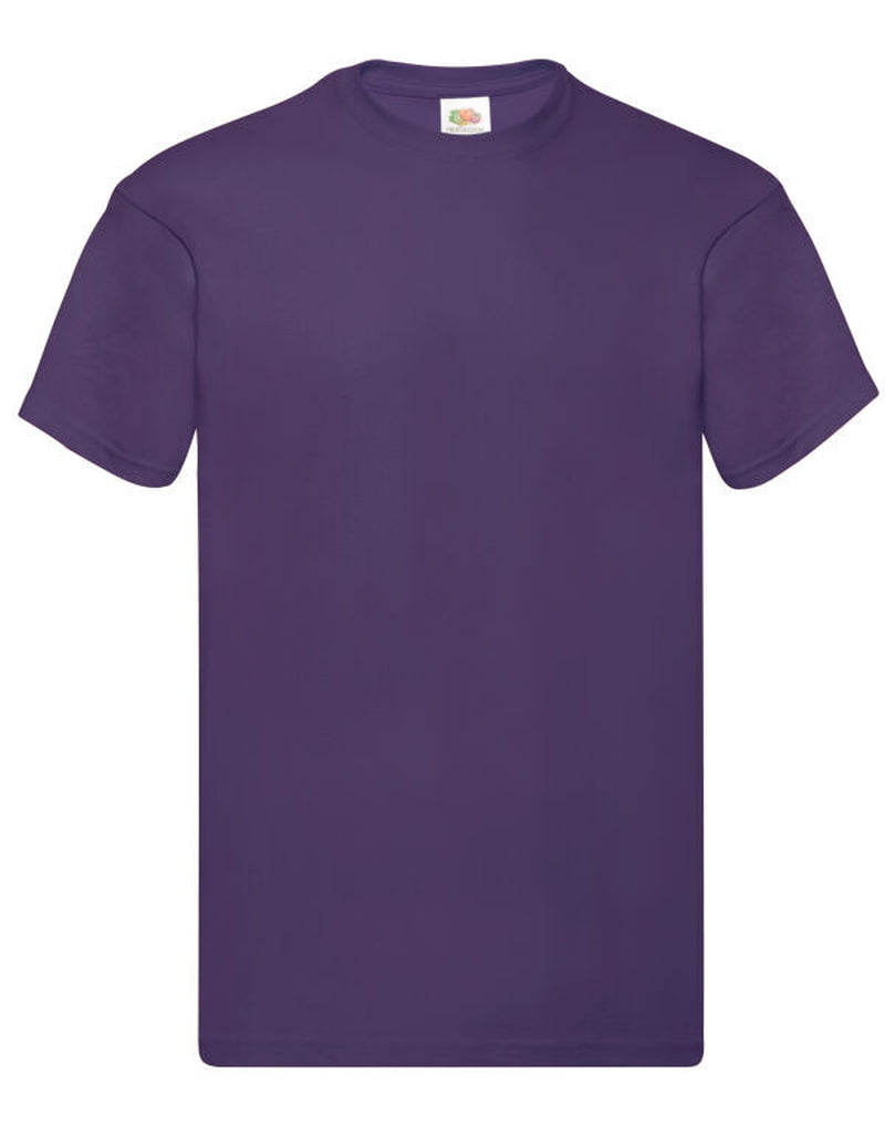 Fruit of the Loom Mens T-Shirts Plain 100% Cotton Short Sleeve T-Shirt Tee Top